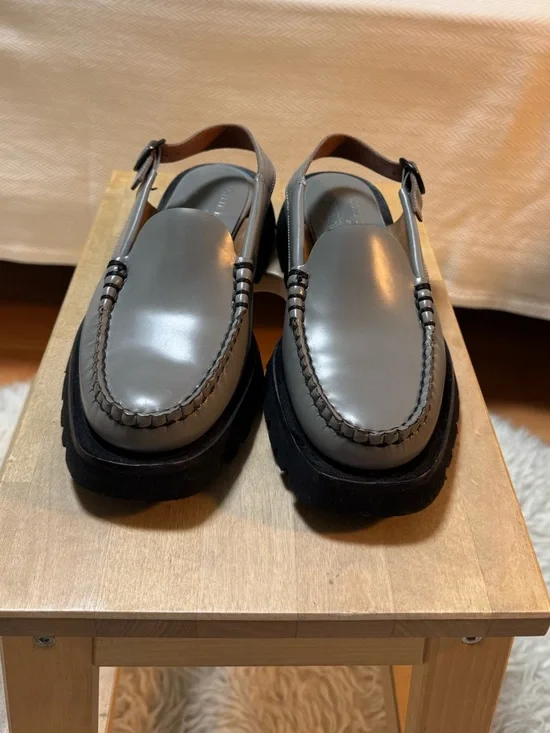 HEREU slingback leather loafers - Picture 3 of 6